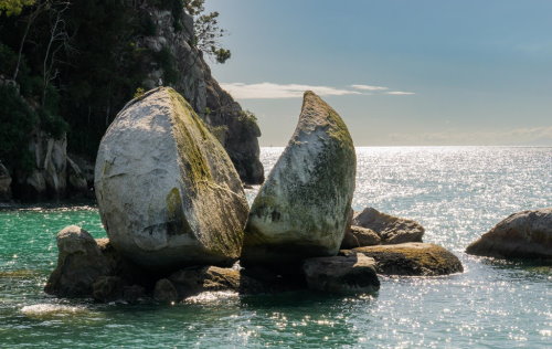 The iconic Split Apple Rock